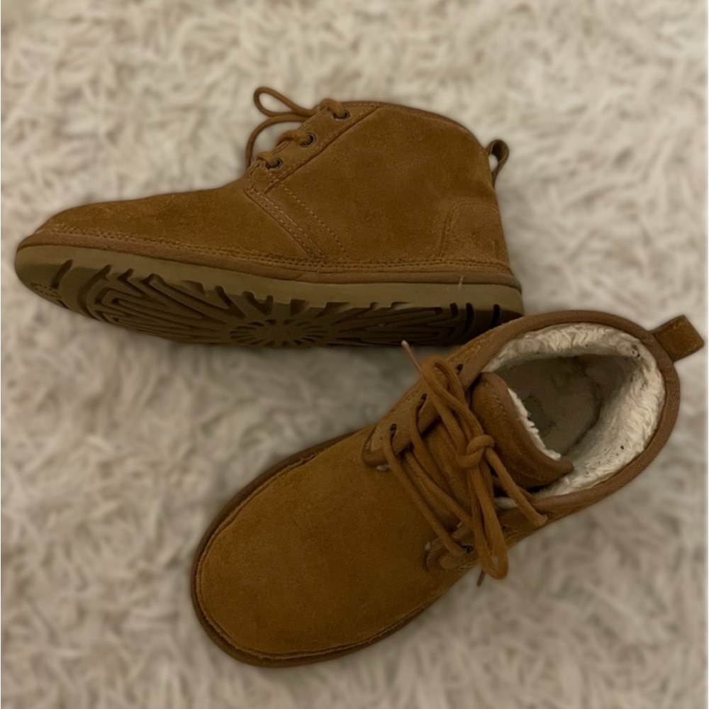 UGG Tan Lace Up Boots for Women